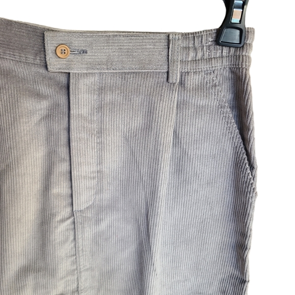 L. L. Bean Corduroy Skirt grey vintage - Picture 2 of 10